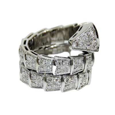 Bulgari Serpenti Viper 2.85ctw Diamond Ring
